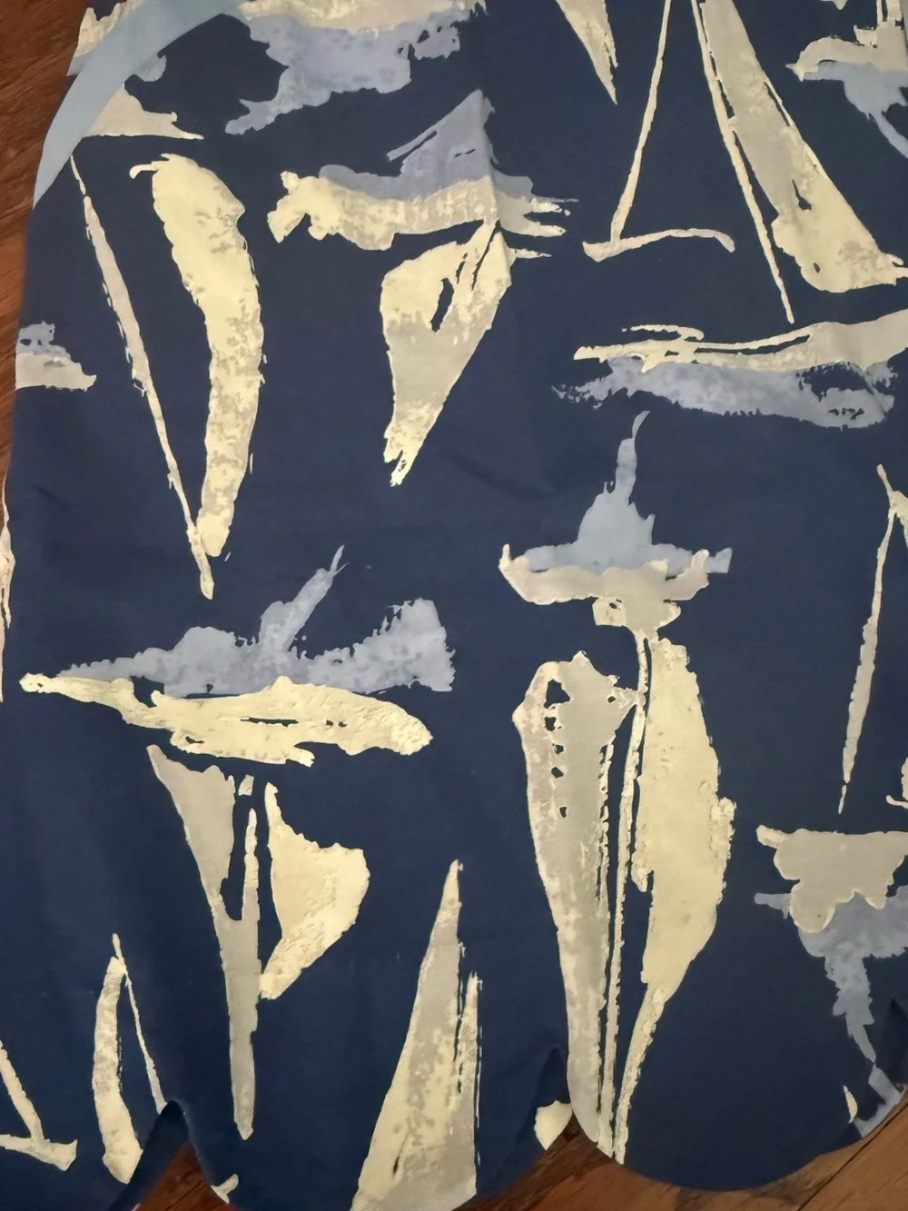 AnaClare Sassy Bahama Sailboat Scallop Hem Skort NEW BLUE